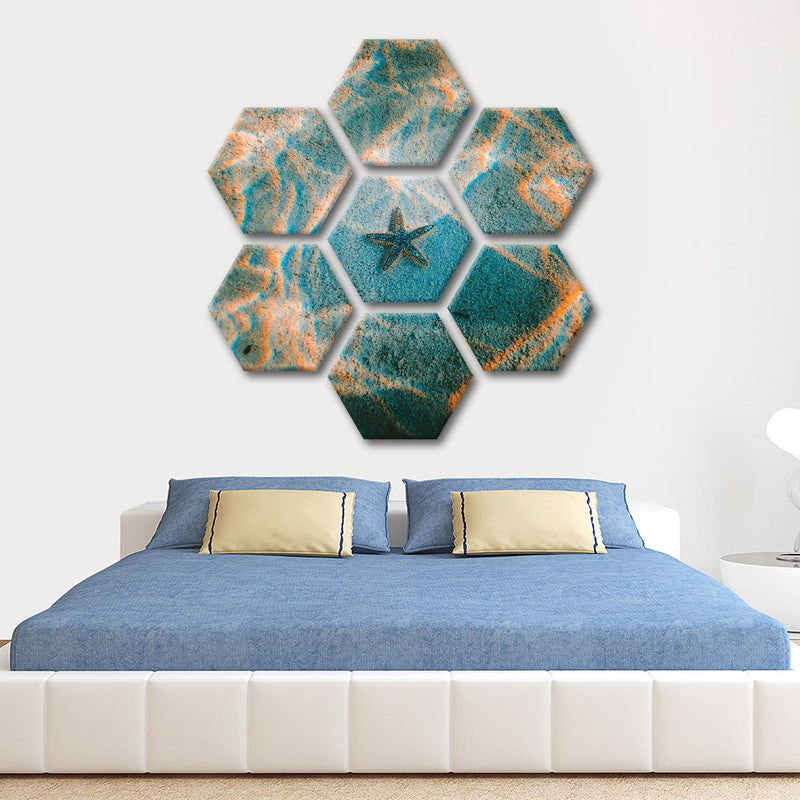 Sandy Underwater Starfish Wall Art