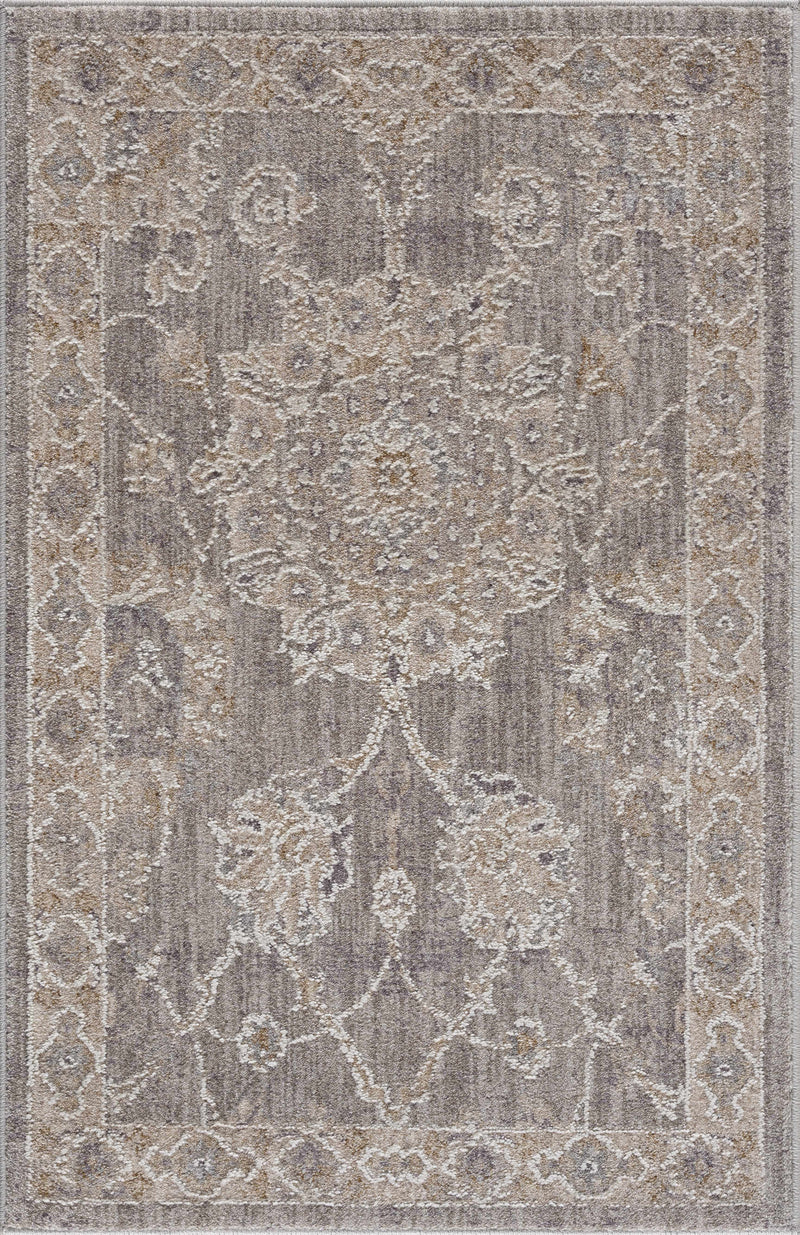 Monterey Gray Persian Rug | Traditional Medium Pile Rug - 5'3 Round