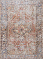 Eira Distressed Washable Area Rug