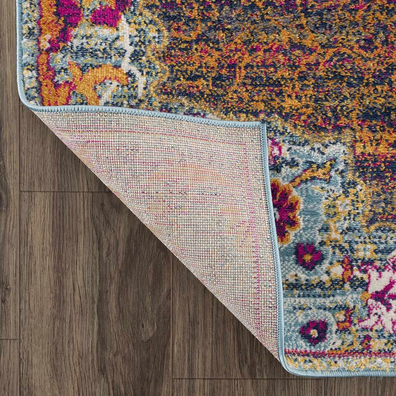 Tigrit Blue & Orange 2300 Area Rug - Clearance