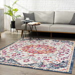 Tigril Blue & Orange 2304 Area Rug