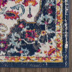 Tigril Blue & Orange 2304 Area Rug