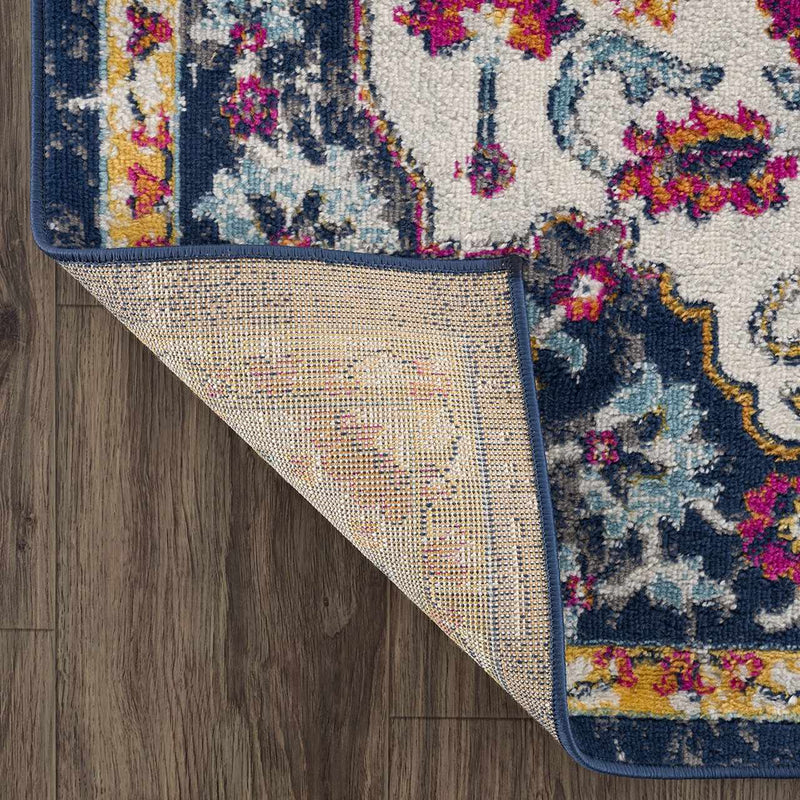 Tigril Blue & Orange 2304 Area Rug