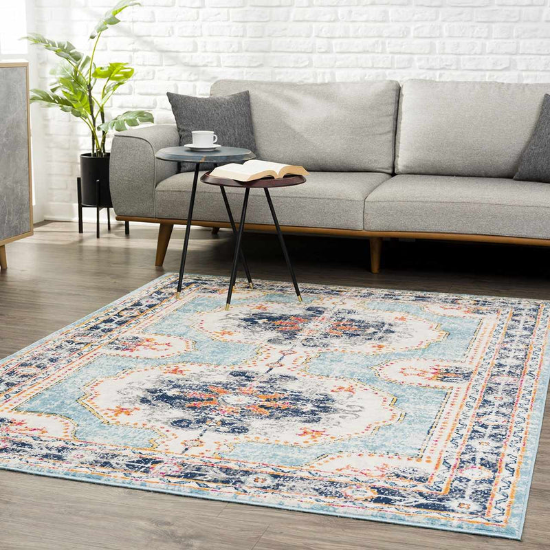 Tigried Turquoise 2308 Area Rug