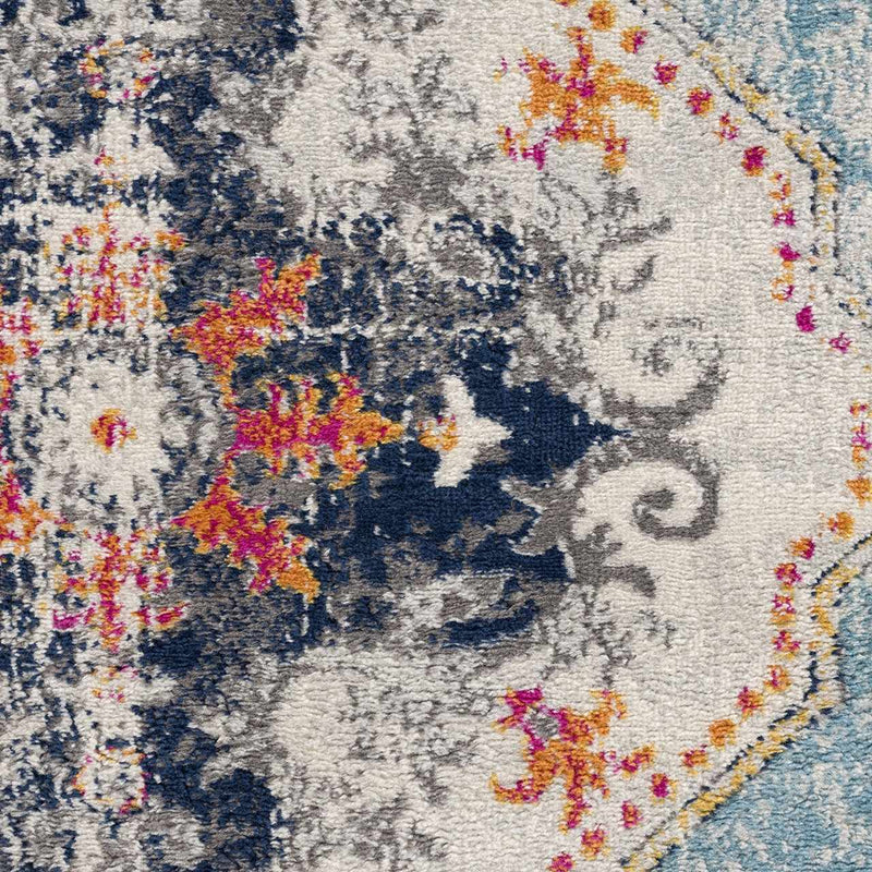 Tigried Turquoise 2308 Area Rug