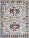 Tigried Turquoise 2308 Area Rug