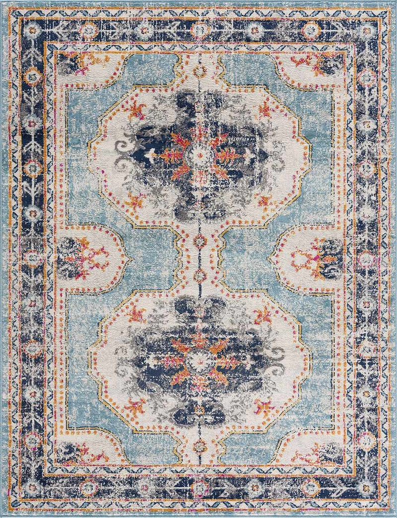 Tigried Turquoise 2308 Area Rug