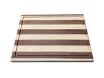 Modern Mix Walnut and Maple Side grain Cutting Board