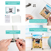 Acrylic Bevel Tabletop Float Frame for 5x7" Photos