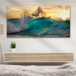Sunrise On Atlantic Ocean Canvas Wall Art