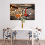 Wine Party Canvas Wall Art