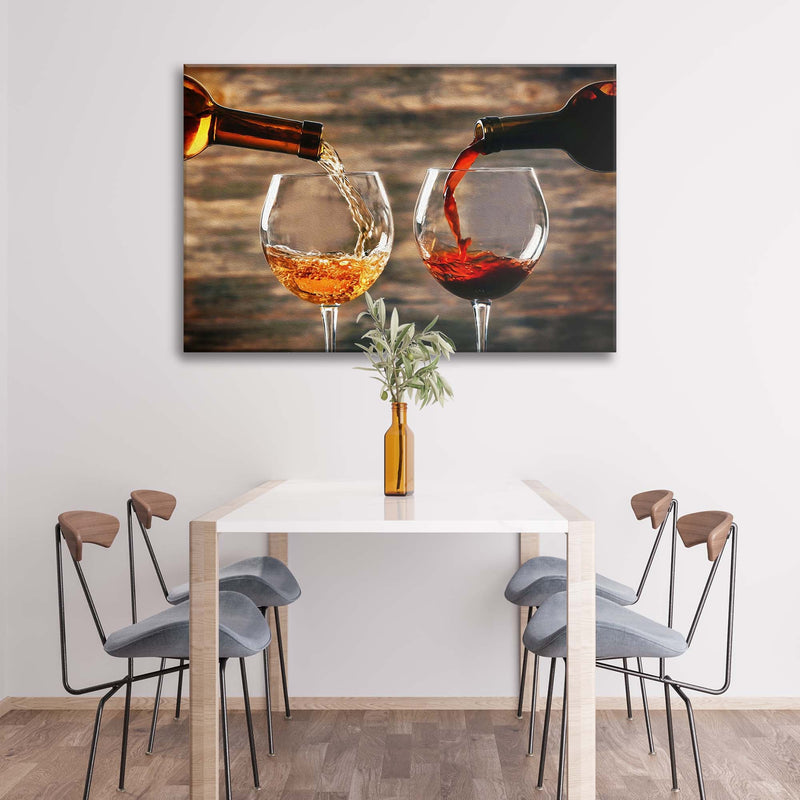 Wine Party Canvas Wall Art