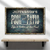 Pool And Patio Sign
