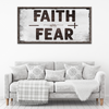 Faith Over Fear Sign