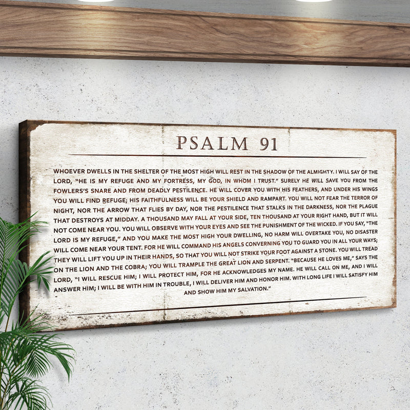 Psalm 91 - Whoever Dwells In The Shelter Of The Most High Sign VI