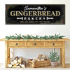 Gingerbread Bakery Christmas Sign