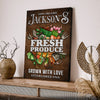 Grown With Love Fresh Produce Sign