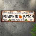 Family Farms Pumpkin Patch Sign