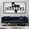 Texas Name Sign