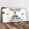 Surfside Beach Family Surf Shack Sign