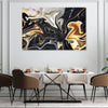 Black Gold Mix Abstract Canvas Wall Art
