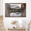 Calming Lake Scenery Canvas Wall Art