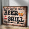 Beer And Grill Things Sign