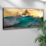 Sunrise On Atlantic Ocean Canvas Wall Art