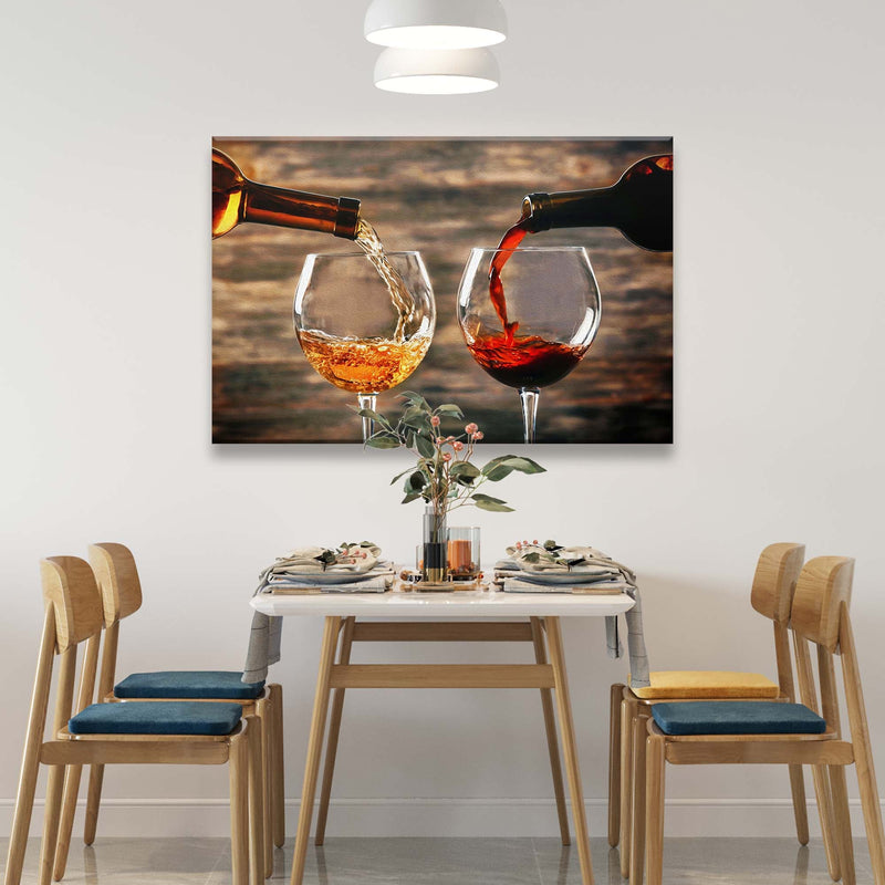 Wine Party Canvas Wall Art