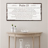 Psalm 23 - The Lord Is My Shepherd Sign