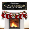 Gingerbread Bakery Christmas Sign