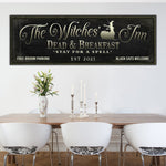 The Witches Inn Sign