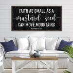 Matthew 17:20 - Faith Can Move Mountains Sign II