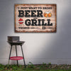 Beer And Grill Things Sign