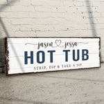 Hot Tub Sign