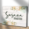 Floral Girls Room Sign
