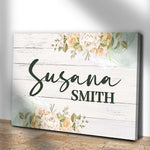 Floral Girls Room Sign