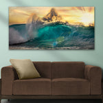 Sunrise On Atlantic Ocean Canvas Wall Art