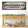 Gingerbread Bakery Christmas Sign