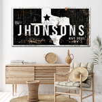 Texas Name Sign