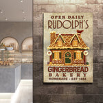 Homemade Gingerbread Bakery Sign