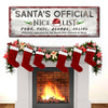 Santa's Official Nice List Sign
