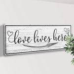 Love Lives Here Sign