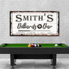 Billiards And Bar Sign
