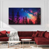 Milky Way At Night Canvas Wall Art