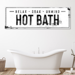 Hot Bath Sign
