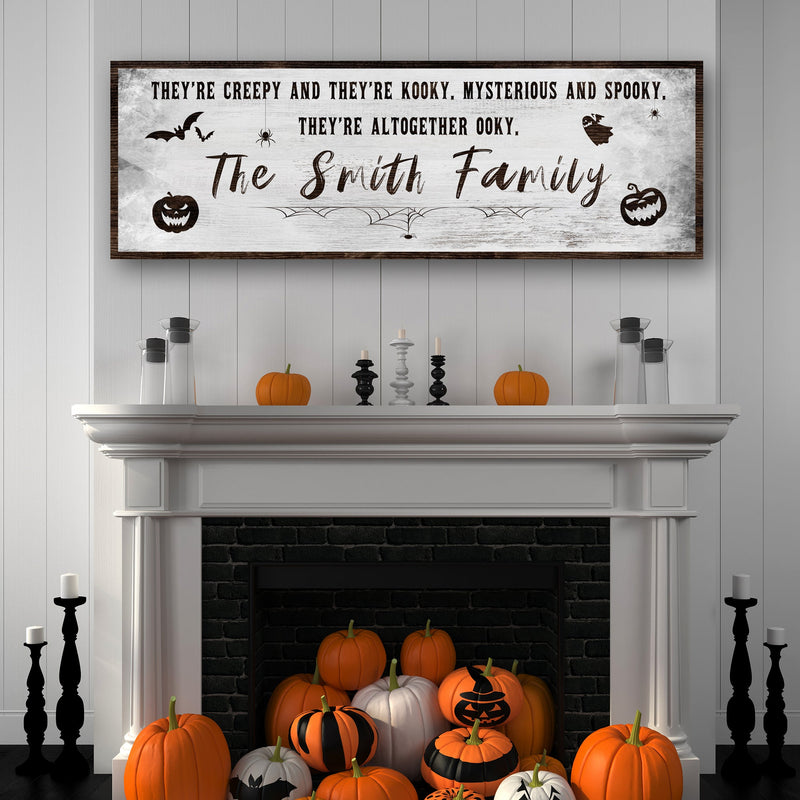 Creepy Family Sign