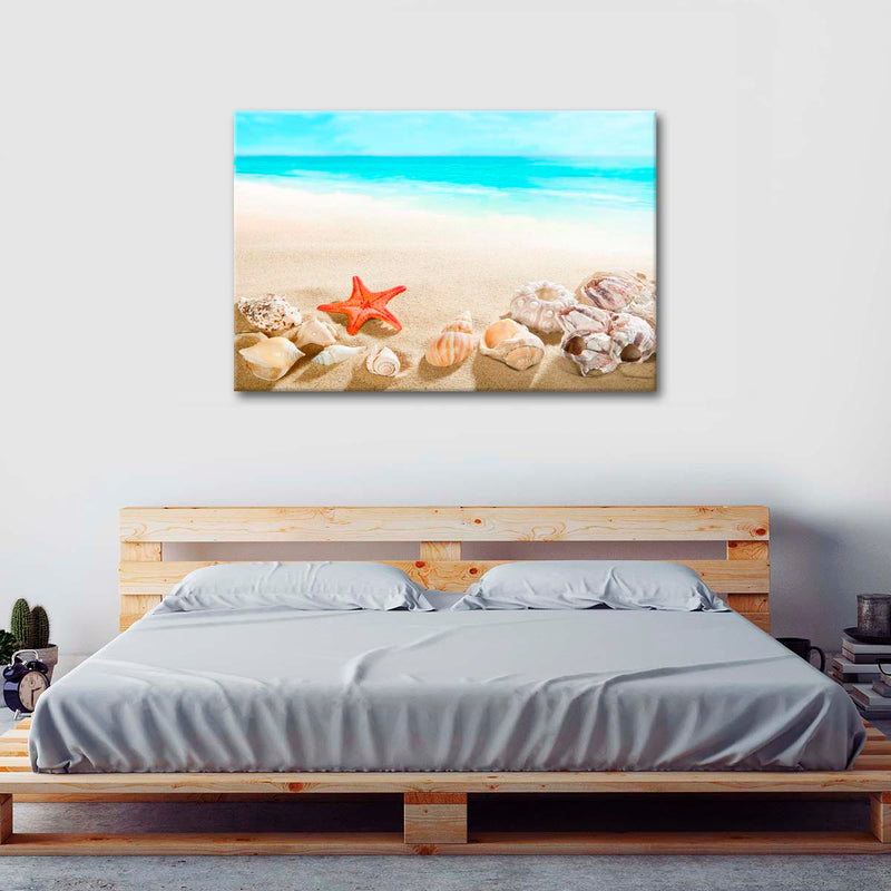 Seashells At The Beach Wall Art