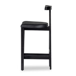 Tex Black Leather Counter Stool | ready to ship!