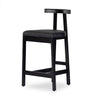 Tex Black Leather Counter Stool | ready to ship!